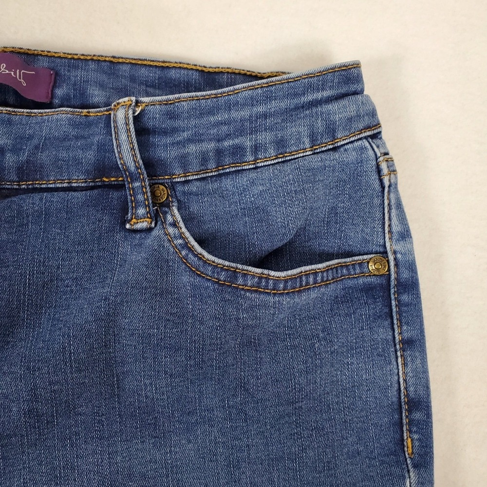 Gloria Vanderbilt Amanda Bootcut Jeans Womens 12 Medium Wash Blue Stretch Denim - Picture 6 of 14